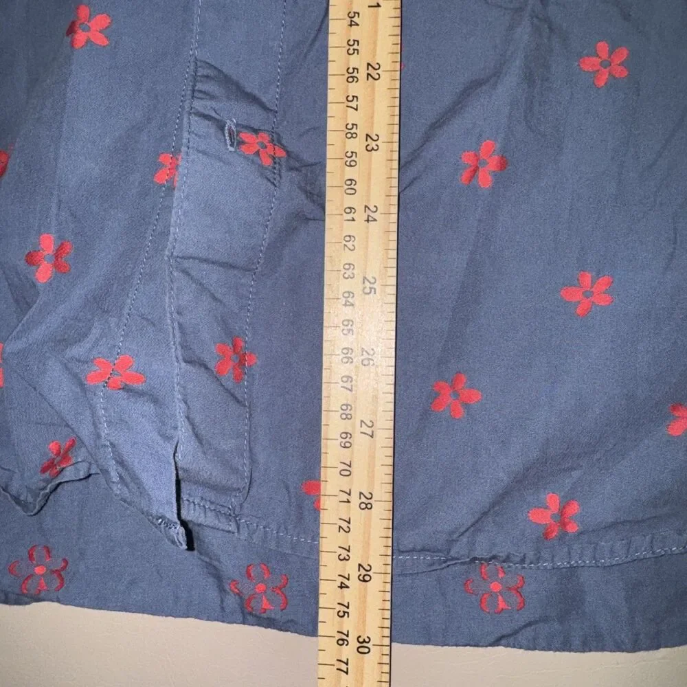 The North Face Men’s Button Down Shirt Blue Floral